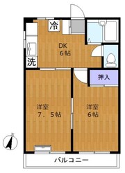 スカイハイツ新堀の物件間取画像